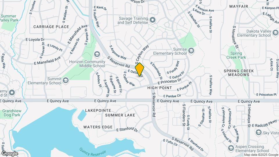 19125 E Oberlin Dr Map and Location Details