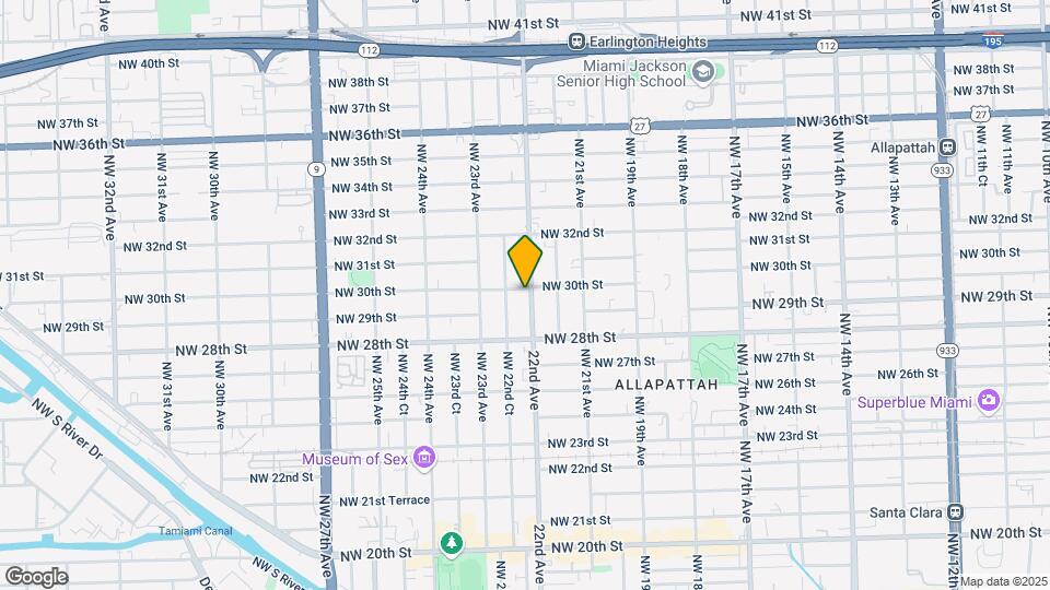 2930 NW 22nd Ave Map and Location Details