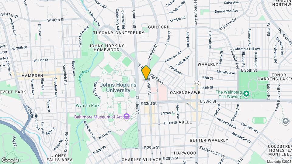 3409 Greenway, Unit 2D Map and Location Details