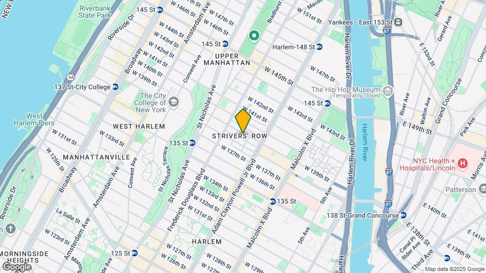 232 W 139th St Map and Location Details