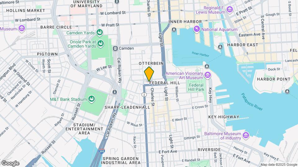 32 W Montgomery St, Unit A Map and Location Details