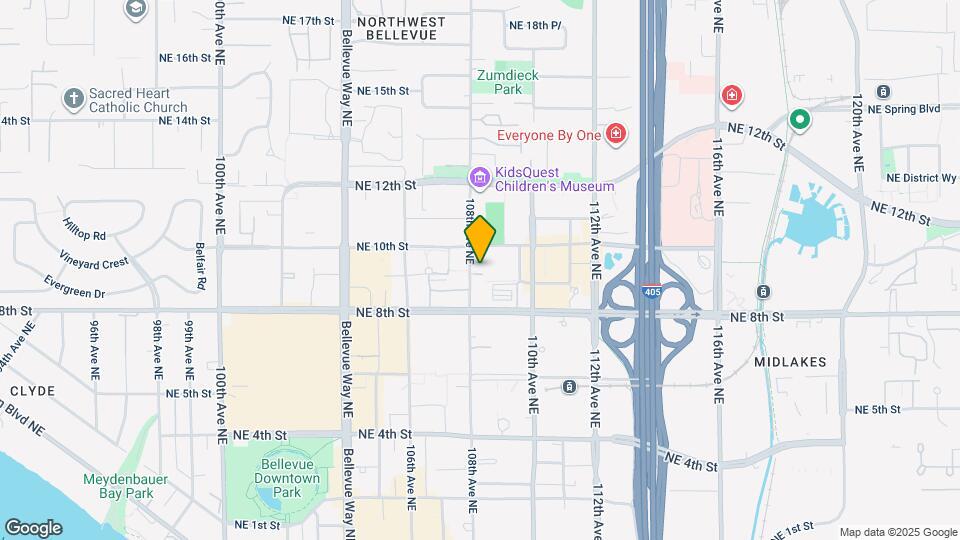888 108th Ave NE Mapa y Detalles de la Ubicación