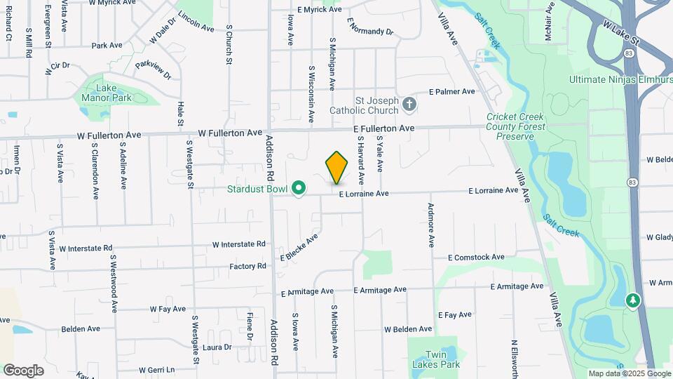 537 S Michigan Ct Map and Location Details