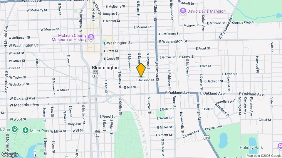 602 E Jackson St Map and Location Details