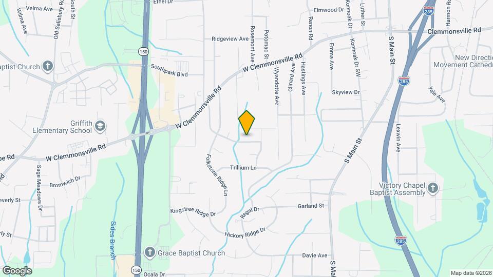 2568 Fiddlers Glenn Dr Mapa y Detalles de la Ubicación