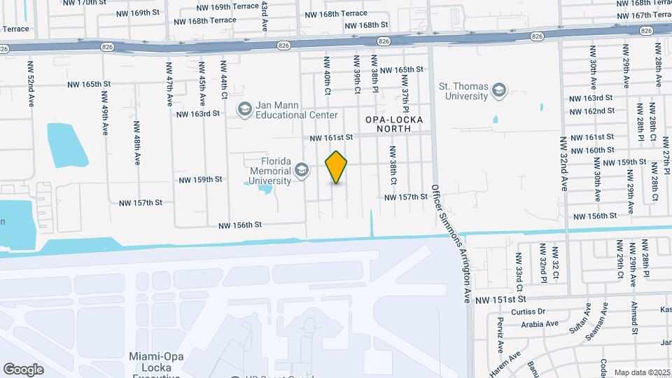15737 NW 40th Ct, Unit 1 Map and Location Details