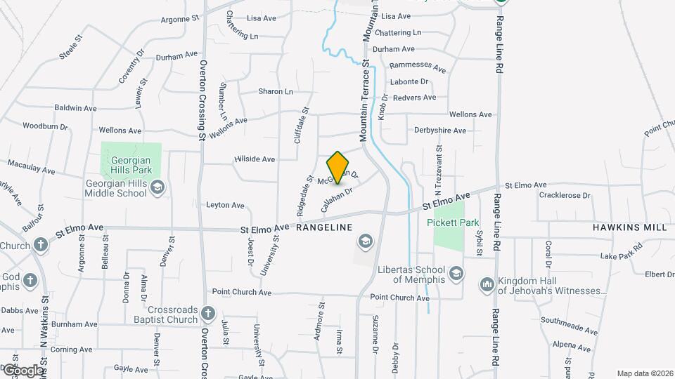 3931 Callahan Dr Map and Location Details