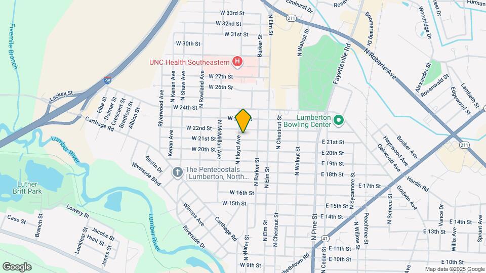 208 W 21st St Map and Location Details