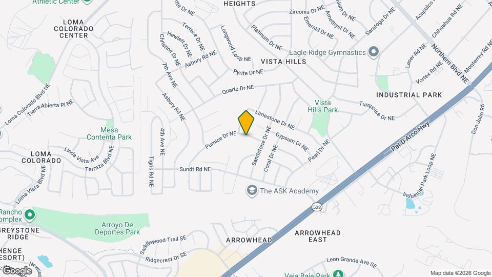 4400 Pumice Dr NE, Unit MM269 Mapa y Detalles de la Ubicación