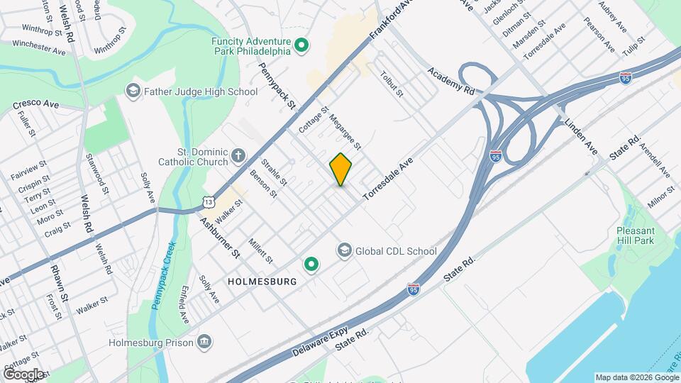 4612 Pennypack St Mapa y Detalles de la Ubicación