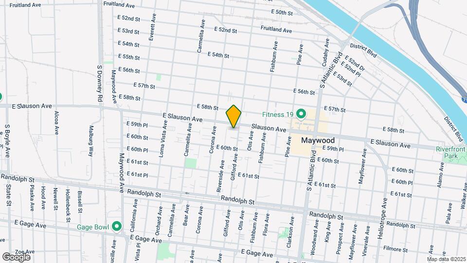 5915-5917 Gifford Ave Map and Location Details