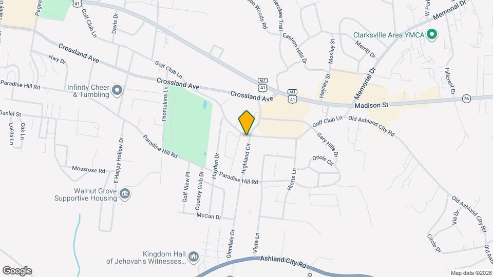 400 Highland Cir Map and Location Details