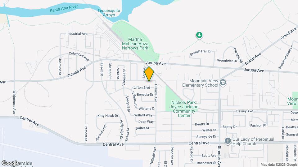 5744 Mountain View Ave Map and Location Details