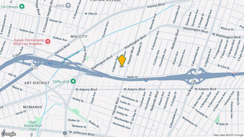 2332 Carmona Ave Map and Location Details