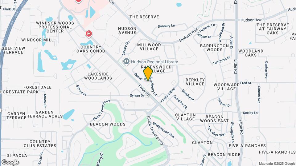 8209 Rugby Ct Map and Location Details