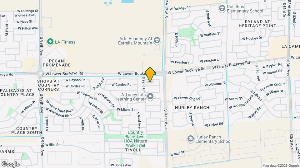 9132 W Cordes Rd Map and Location Details