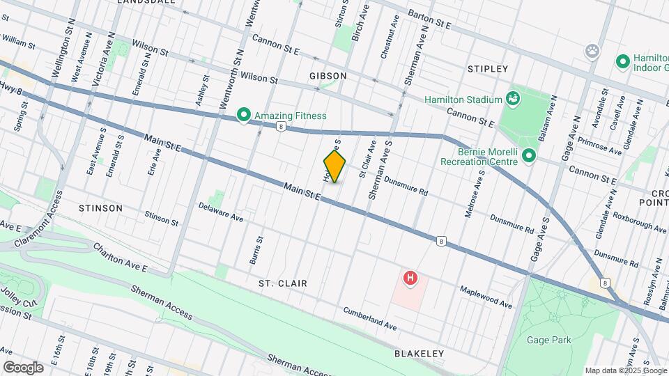 84 Proctor Blvd Map and Location Details