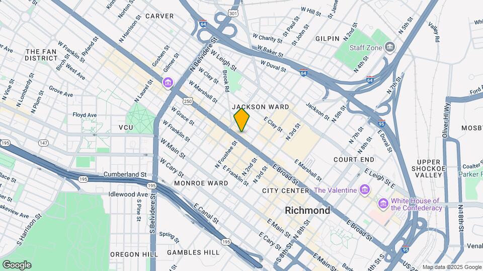 2 E Broad St Map and Location Details