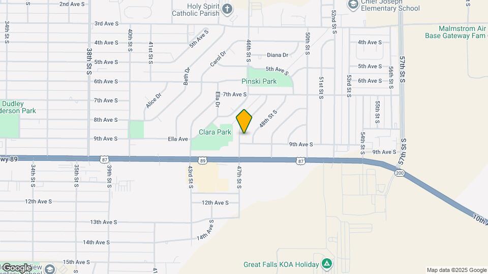 821 47th St S Map and Location Details