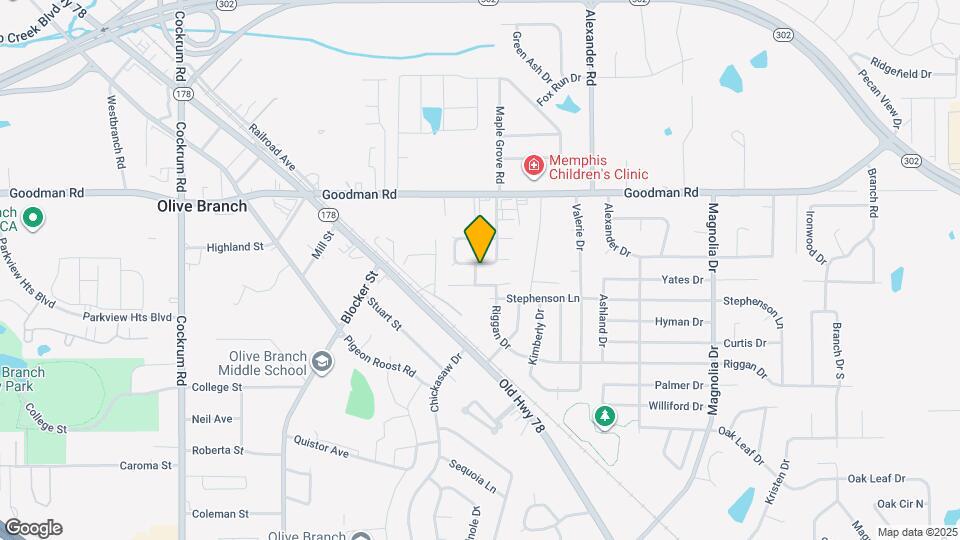 6844 Charlotte Dr Map and Location Details