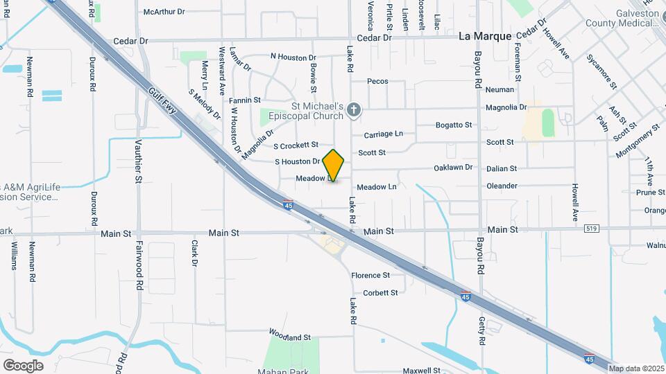 2511 Meadow Ln Map and Location Details