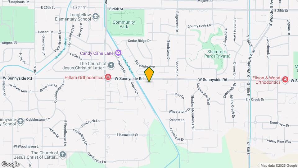 794 E Sunnyside Rd Map and Location Details