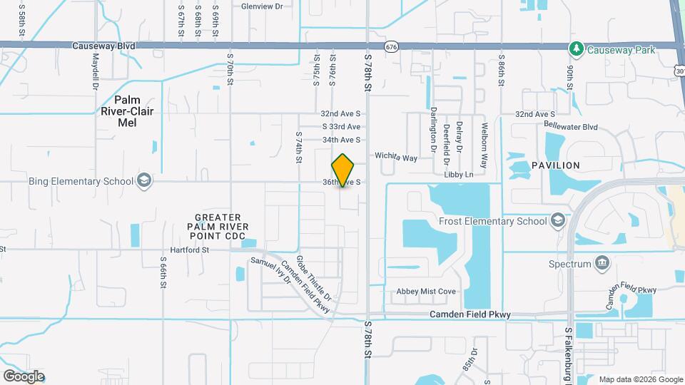 3644 Fulton Ferry Ln Mapa y Detalles de la Ubicación