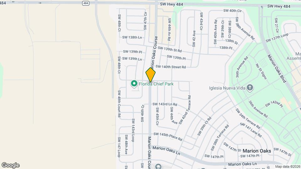 281 Marion Oaks Course Map and Location Details
