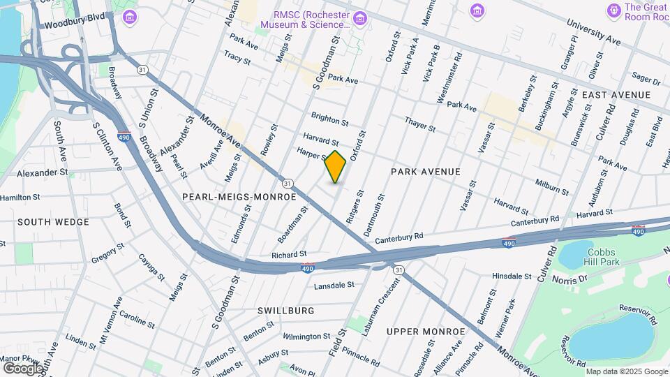 513 Oxford St, Unit seond level Map and Location Details