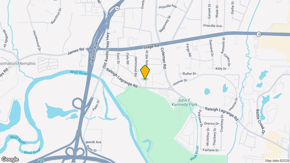 2789 Beverly Hill St Map and Location Details