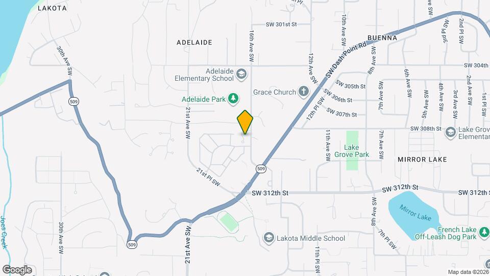 30812 16th Pl SW, Unit D Map and Location Details