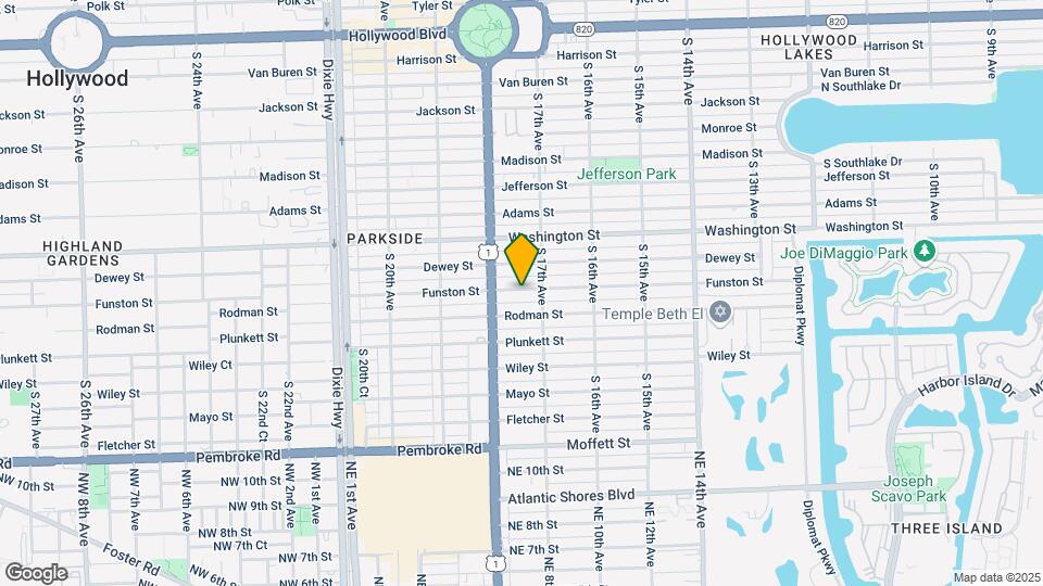 1720 Funston St Map and Location Details