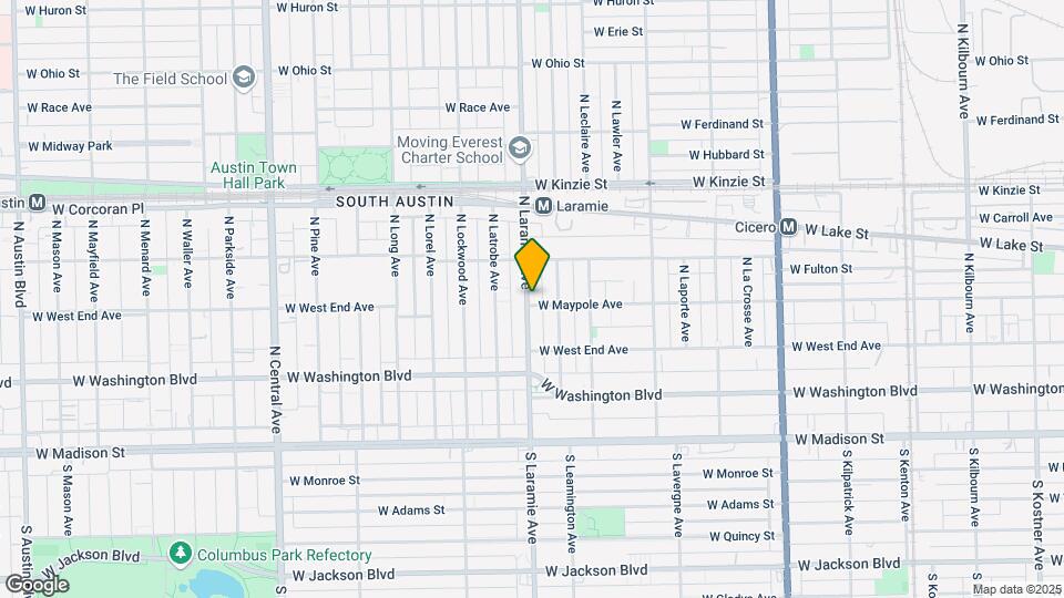 201 N Laramie Ave Mapa y Detalles de la Ubicación