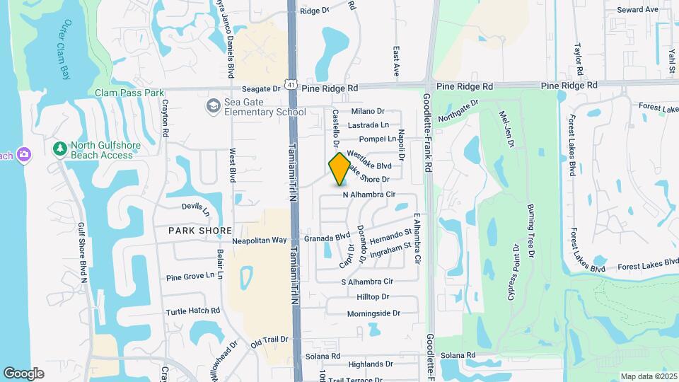 1073 N Alhambra Cir Map and Location Details