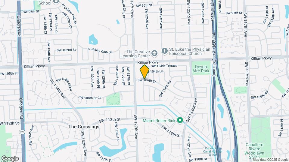 12520 SW 106th St Map and Location Details