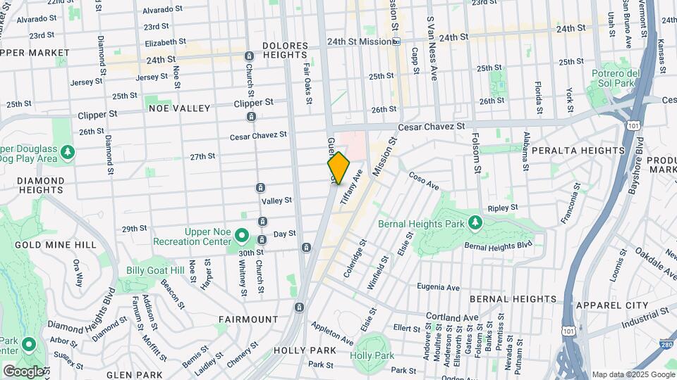 651 San Jose Ave Map and Location Details