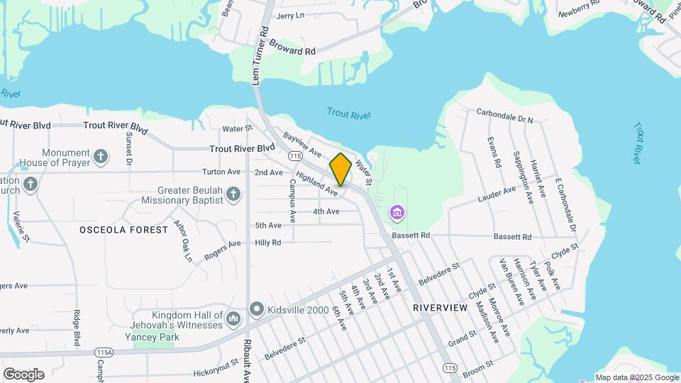 9605 Highland Ave Map and Location Details