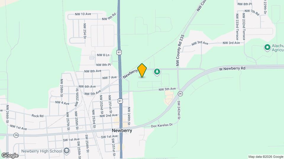 24656 NW 7th Ln Map and Location Details