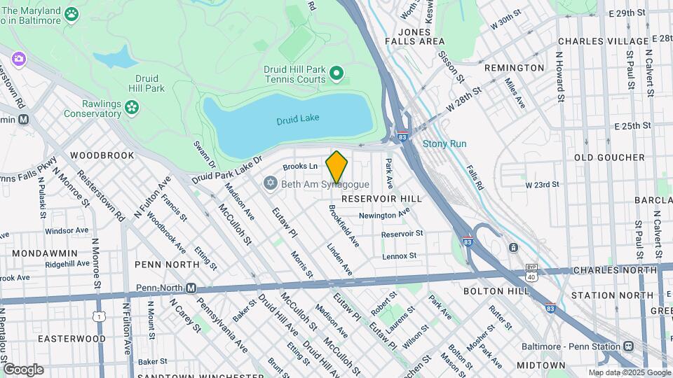 2407 Brookfield Ave Mapa y Detalles de la Ubicación
