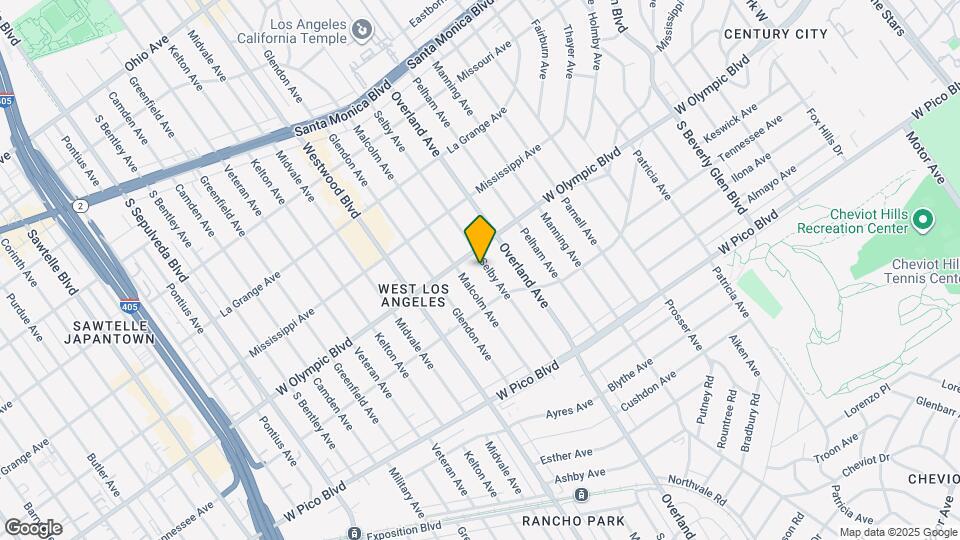 2217 Selby Ave Mapa y Detalles de la Ubicación