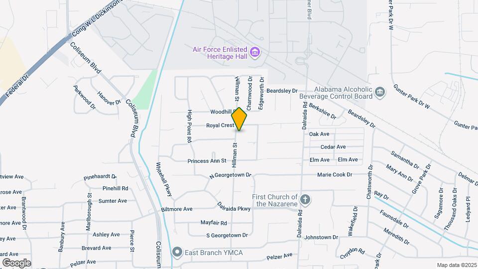 942 Hillman St Map and Location Details