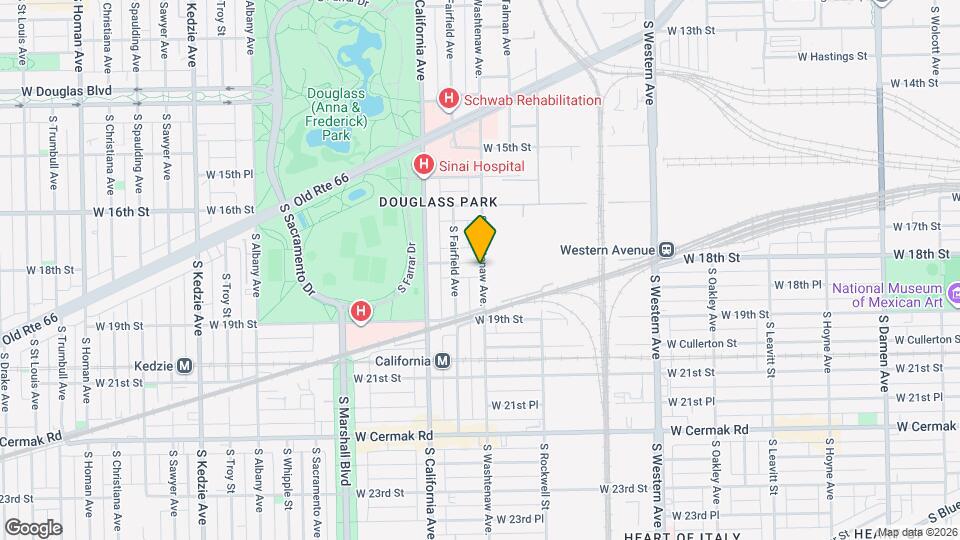 2701 W 18th St Map and Location Details