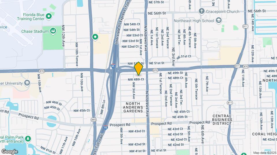 181 NW 48th Ct Map and Location Details