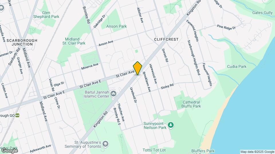 2831-2831 Kingston Rd Map and Location Details