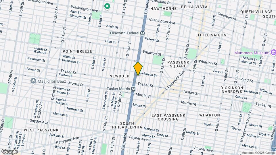 1521 S Broad St, Unit 2F Map and Location Details