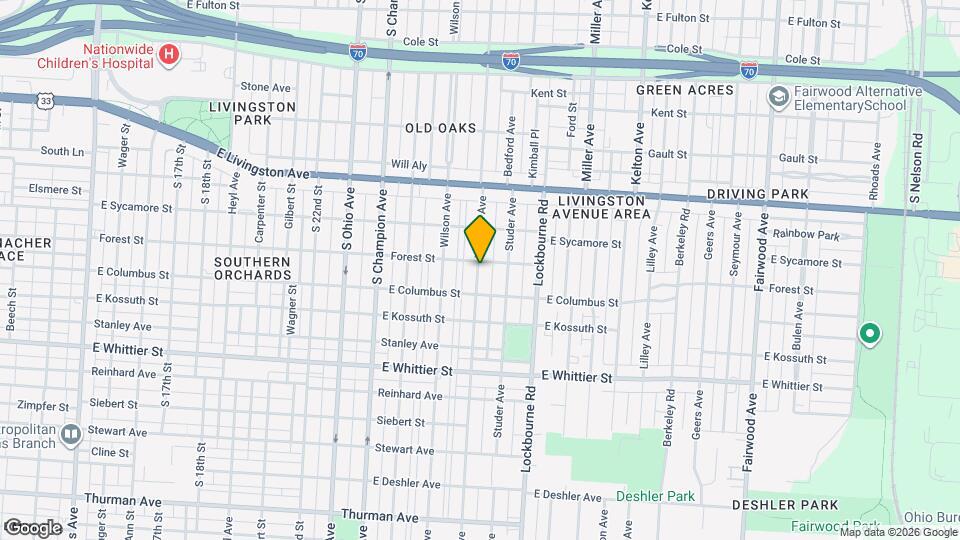 932 Linwood Ave Map and Location Details