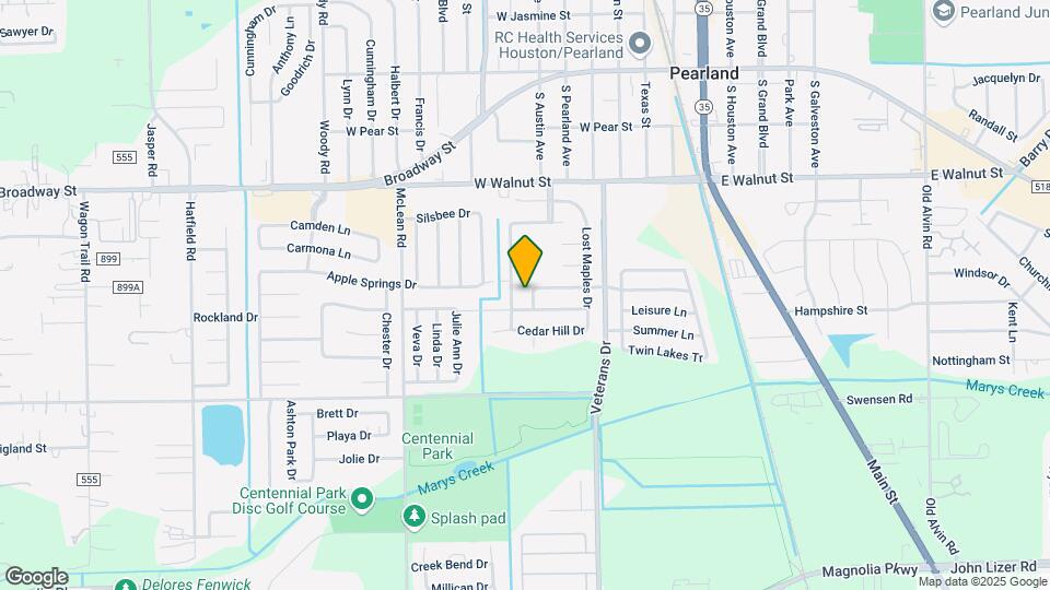 2804 Garner Park Dr Mapa y Detalles de la Ubicación