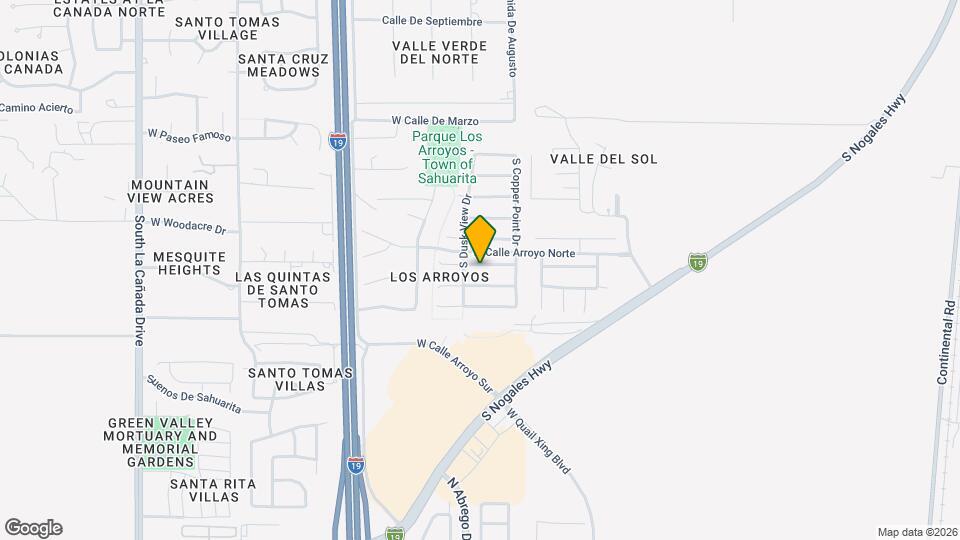 703 W Cholla Crest Dr Map and Location Details