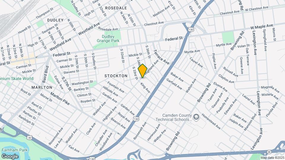 6020 Highland Ave Map and Location Details