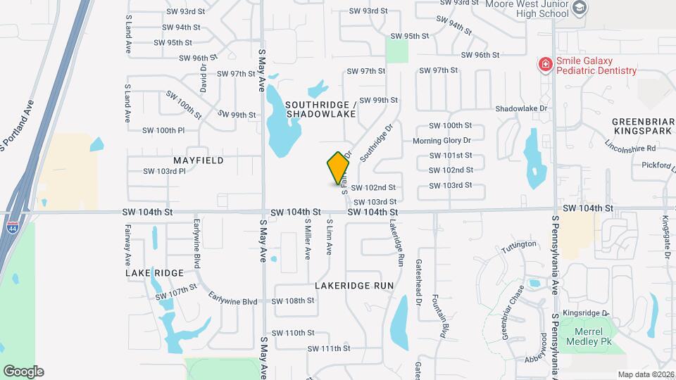 10301 S Fairview Dr Map and Location Details